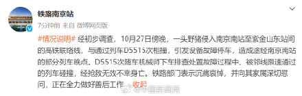 南京南站发布情况说明 南京南站发布情况说明