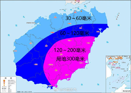 连续暴雨！海南局地雨量破1000毫米  今天白天仍有强降雨