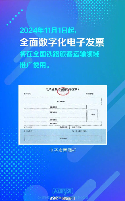 转发收藏！11月起火车票不用再打印报销