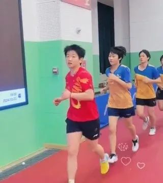 孙颖莎回河北训练！