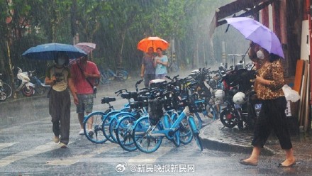 上海解除暴雨黄色预警 上海解除暴雨黄色预警