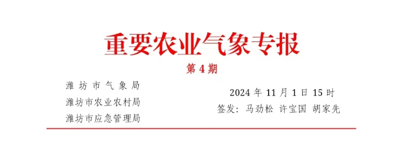 冷空气+霜冻，即将影响潍坊！重要气象专报→