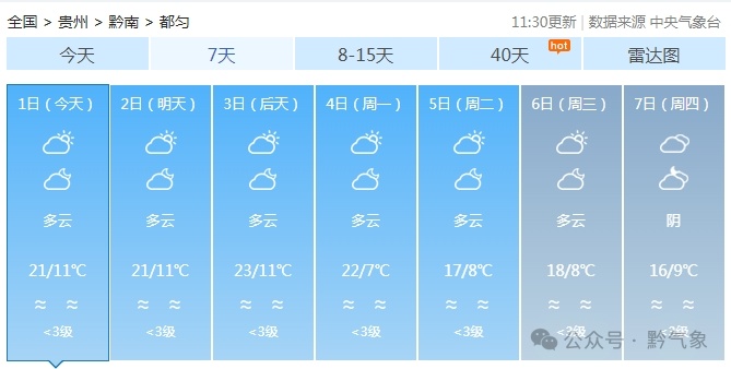 冷空气速来速走！贵阳将迎晴好天气