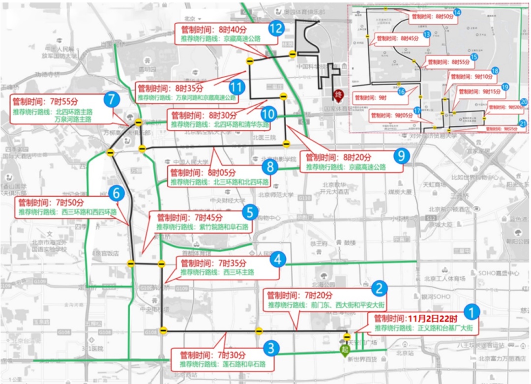 就在明天，北京这些重点路段出行需关注！