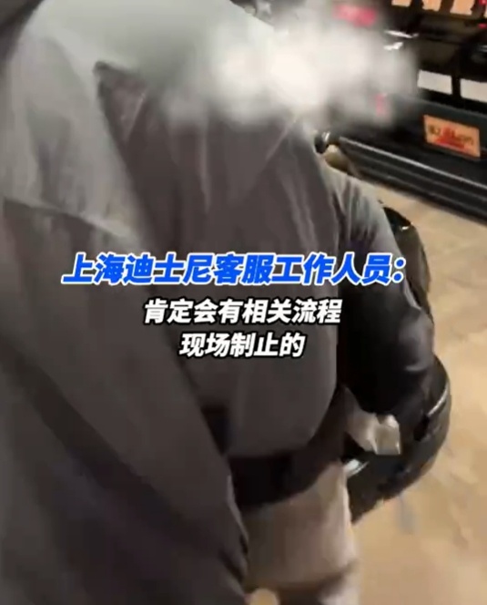 “下去！”事发上海迪士尼，疑似老太带孙插队被怒吼！客服回应，网友热议