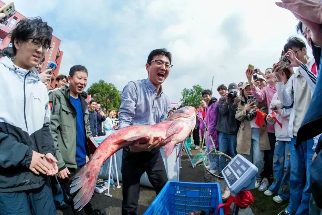 抓！鱼！啦！！网友：生气了，让我们学校自己猜……