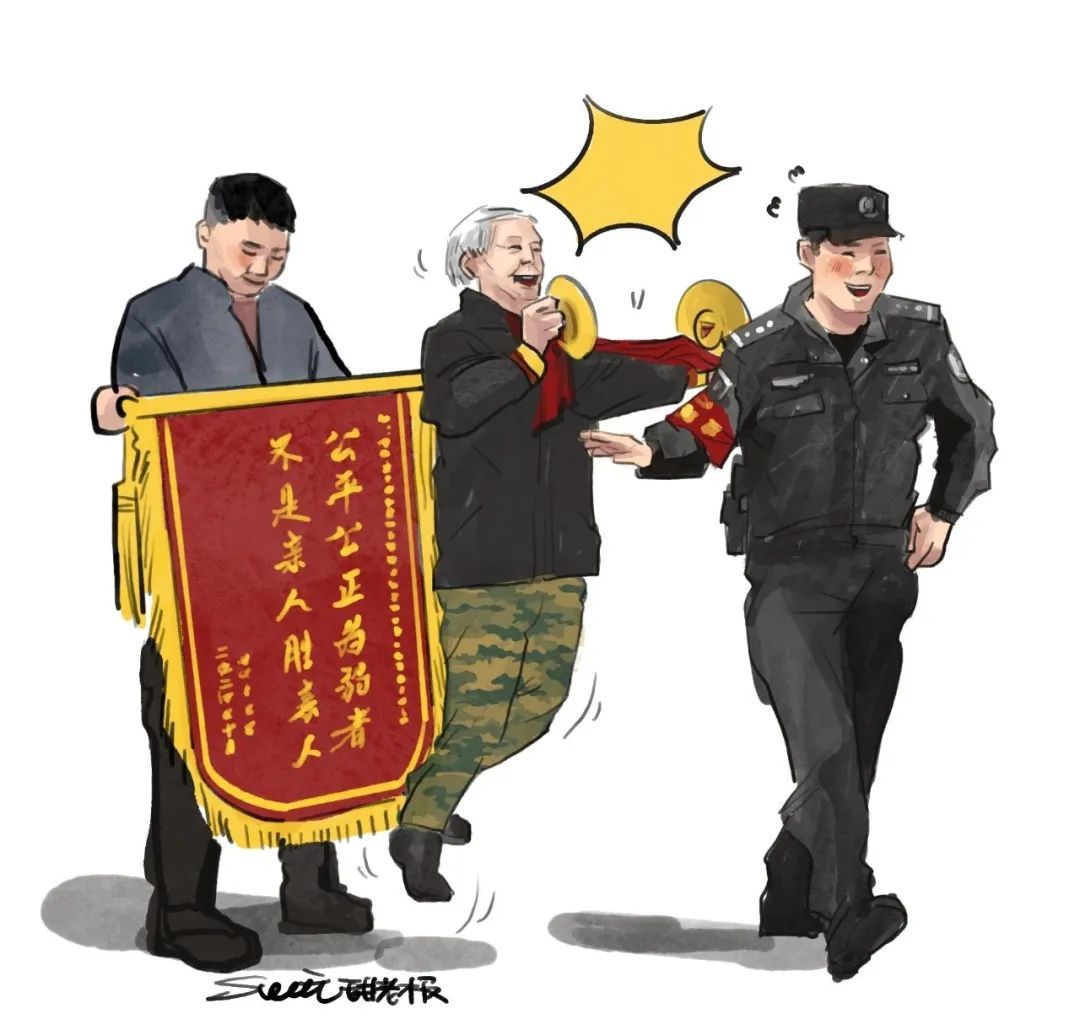 敲镲、跳舞!当“社牛”奶奶遇上“社恐”民警 敲镲、跳舞!当“社牛”奶奶遇上“社恐”民警