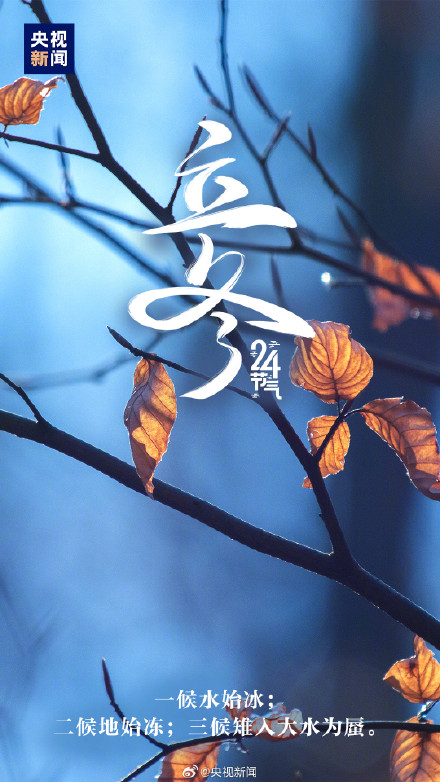 一觉醒来已经立冬了 一觉醒来已经立冬了