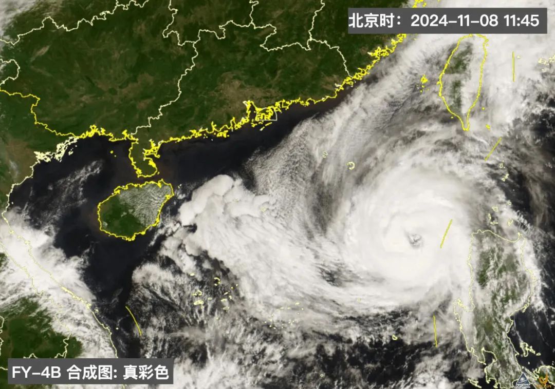 “银杏”入南海，广东局地升级台风预警