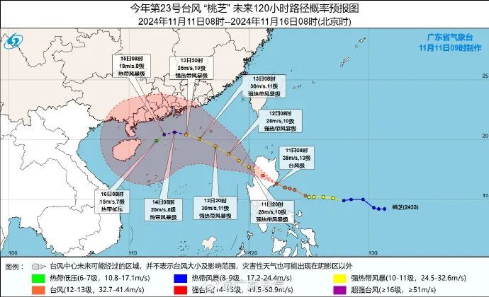 受台风“桃芝”影响，东莞这周将要下雨！