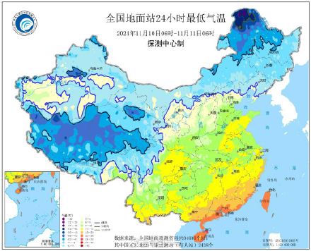 东北部分地区气温暴降超16℃