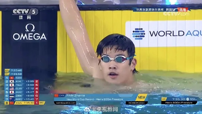 潘展乐，上了中国好人榜！