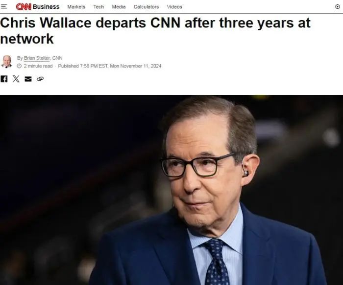 77岁美国名嘴华莱士,要跳槽 77岁美国名嘴华莱士,要跳槽