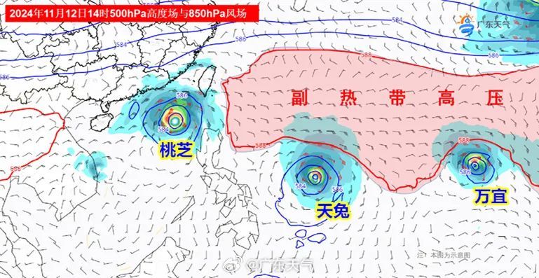 11月首次“四台共舞”，粤港澳地区将有大风降雨天气
