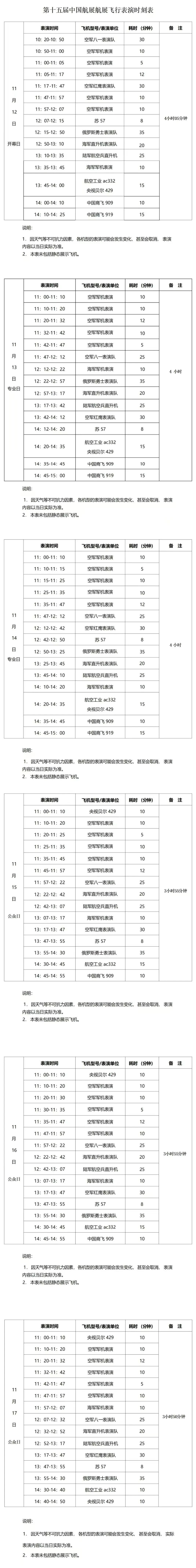 歼-35A霸气亮相！这份飞行表演时刻表请收好