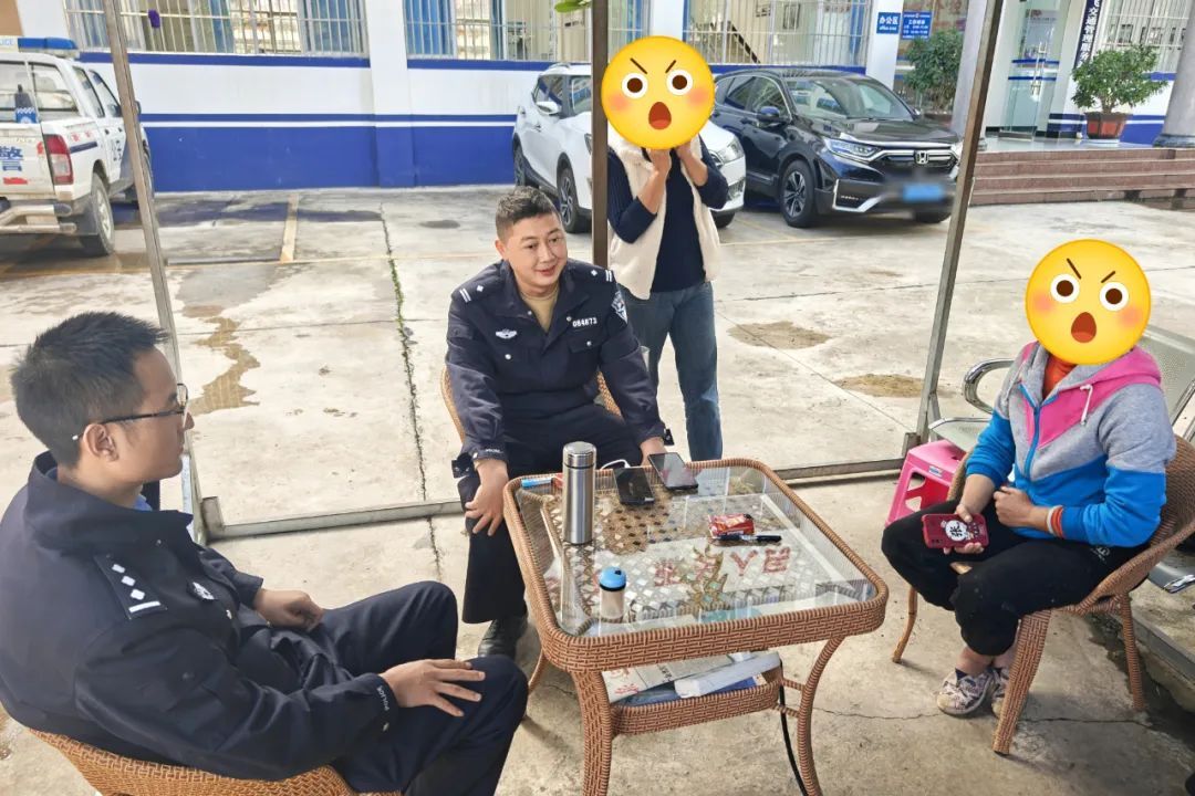 被“通缉”的张奶奶直接跑进了派出所……