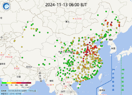 华北、黄淮等地能见度较低 泰山最低能见度仅22米