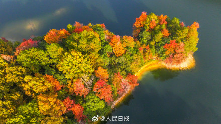 浪漫不止一点点！俯瞰岛屿都是爱你的模样