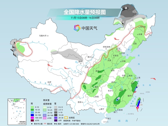 明起新一轮大范围雨雪来袭 中东部暖热持续周末起强降温将至