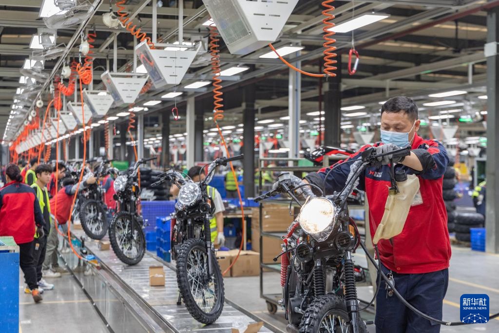 重庆造摩托“出海”拉美 重庆造摩托“出海”拉美