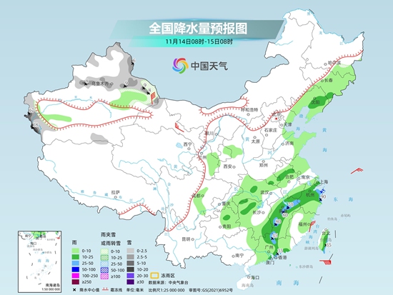 中东部暖热进入倒计时，明起新一轮大范围雨雪来袭