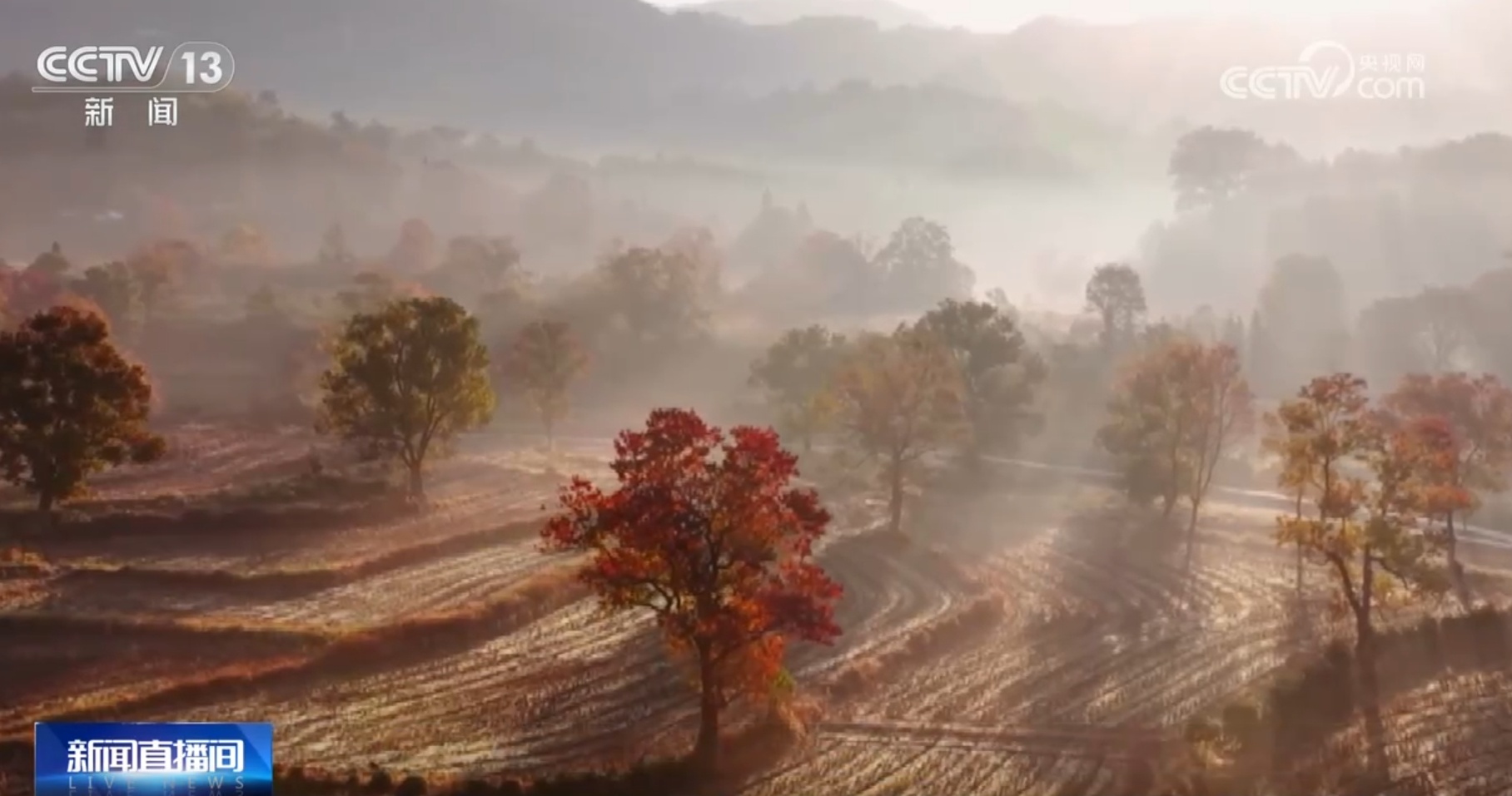 壮丽山河初冬风景五彩斑斓似画卷 文旅焕“新”涌动蓬勃力量