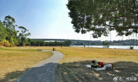 广州一废弃沙场变身网红露营公园 广州一废弃沙场变身网红露营公园