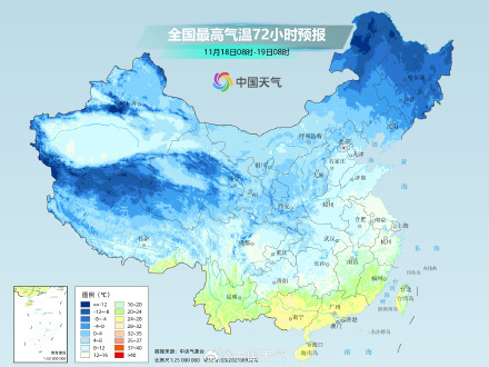 强冷空气刷存在感！北方寒意加重 华南初夏般暖热将一扫而空