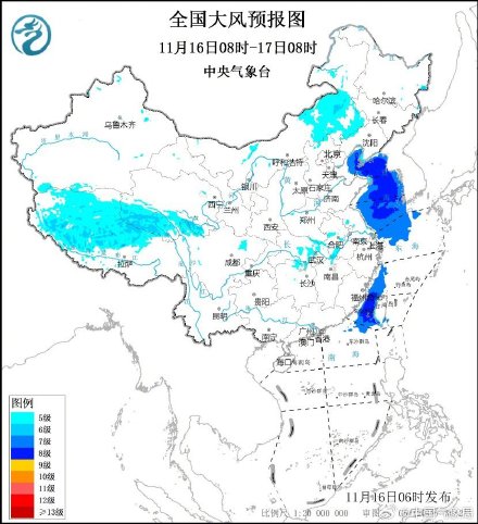 强冷空气将影响中东部地区 “天兔”即将登陆台湾岛西南部