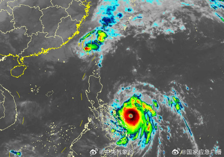 台风“天兔”以热带风暴级登陆台湾