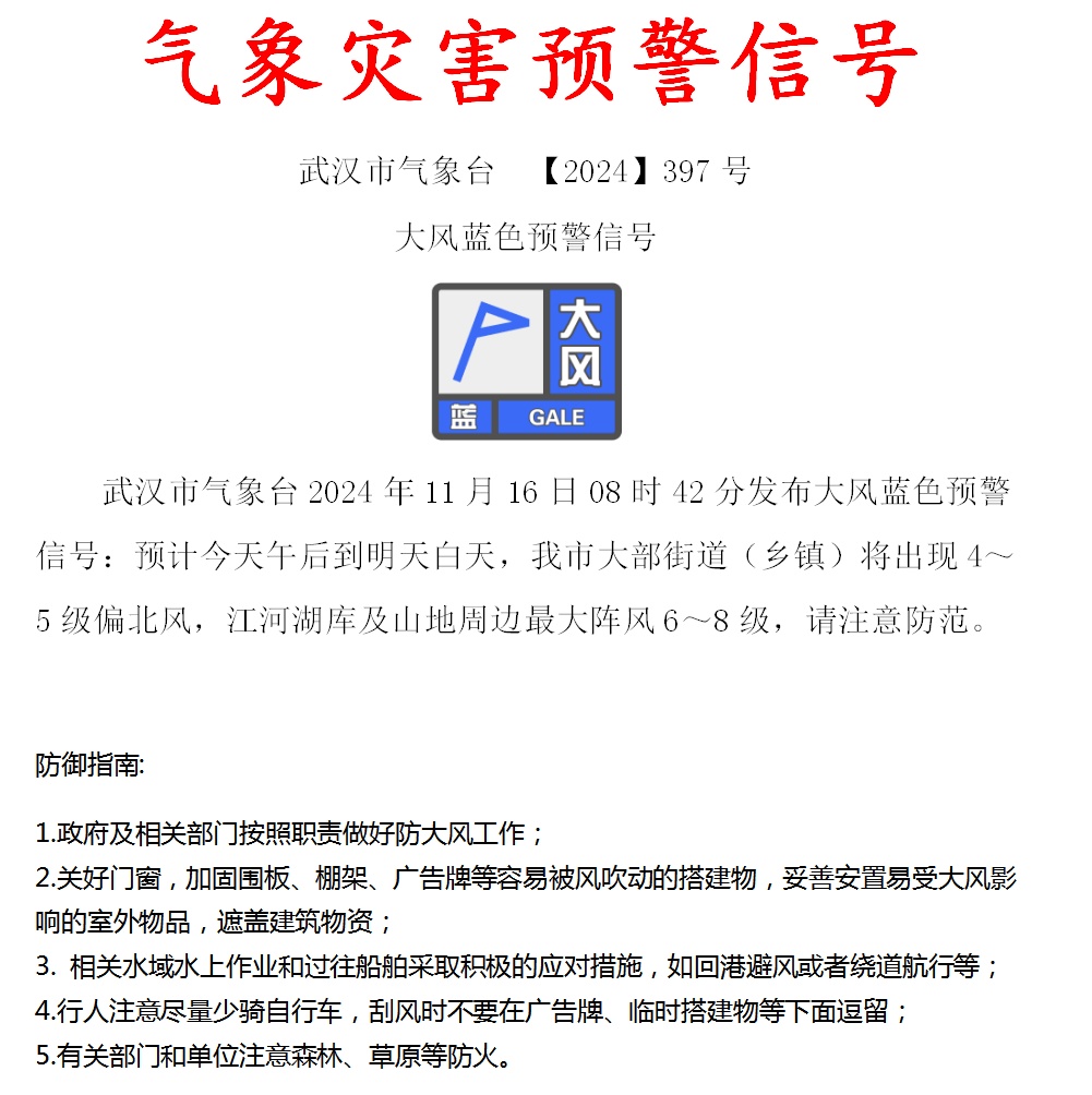 大风7级，低温5℃！武汉多个片区将集中供暖→