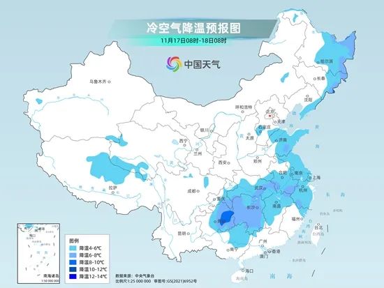 强冷空气来袭！河北气温大跳水！最新寒潮预警→