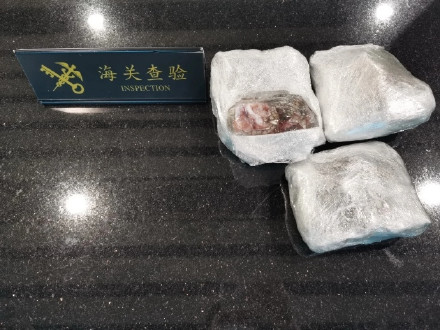 海关查获22只鳄鱼爪 海关查获22只鳄鱼爪