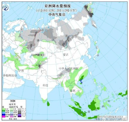 北美洲欧洲亚洲北部将有大范围雨雪和降温 澳大利亚东部有强降雨