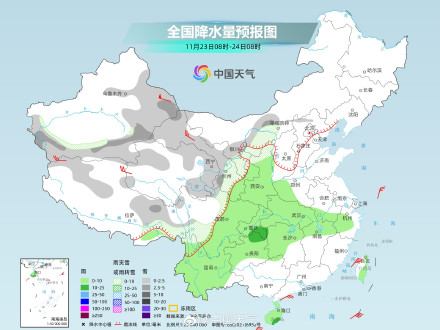 西南地区阴雨雪频繁 周末起中东部雨雪再度增多