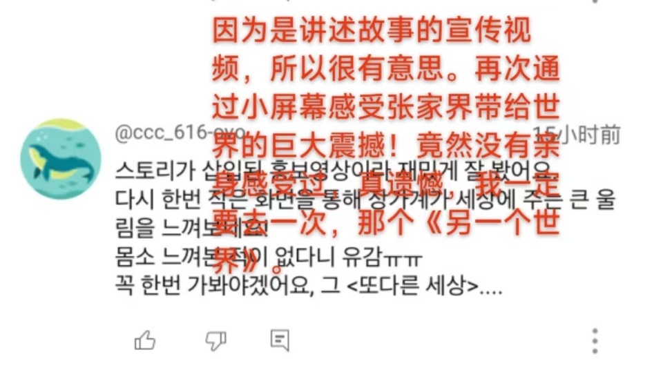 张家界宣传片火到外网，韩国教授留言：但愿有机会带重病夫人再去一次