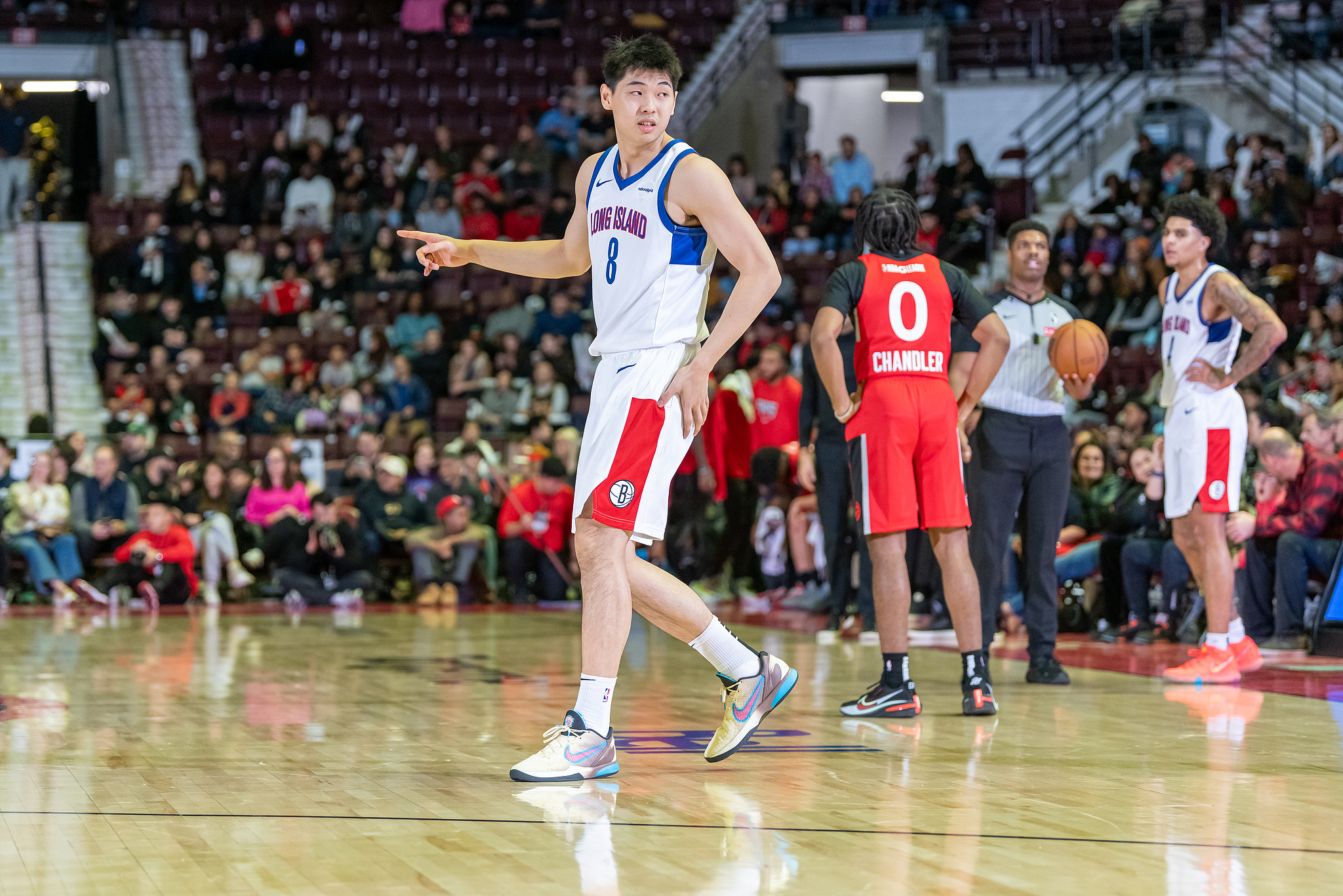 崔永熙发展联盟首秀得到3分 长岛篮网大胜结束3连败
