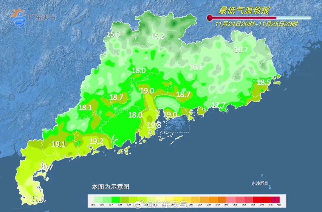 广东人准备好！新一股冷空气下周到，气温低至5℃？！