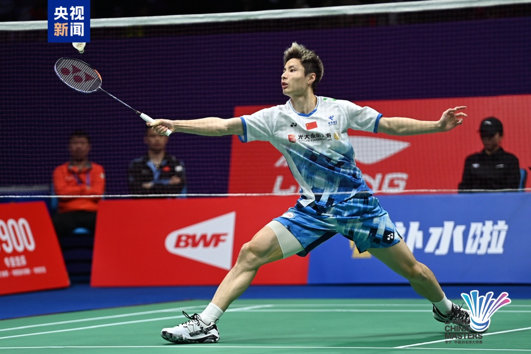 石宇奇不敌乔纳坦 无缘中国羽毛球大师赛决赛