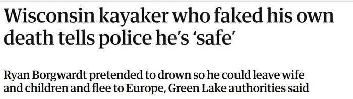 美国一运动员溺水身亡？警方50多天找不到遗体，3个月后他竟然“活了”！