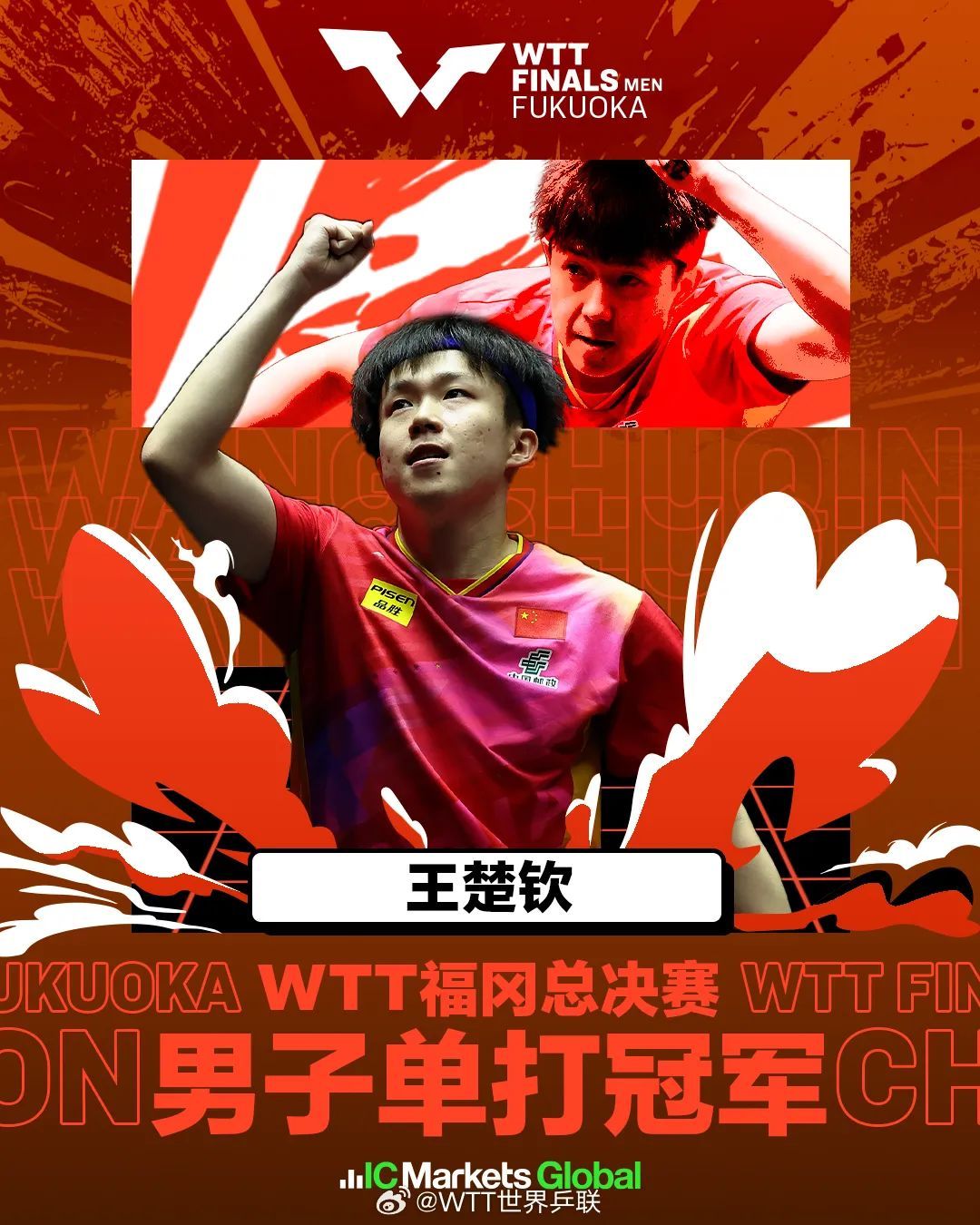 王楚钦,3连冠!赛后发言:希望我们来日方长 王楚钦,3连冠!赛后发言:希望我们来日方长