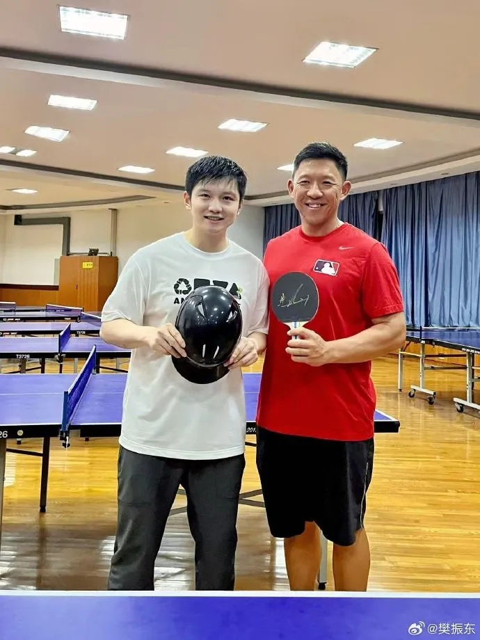 樊振东发文：教练说我有点天赋！