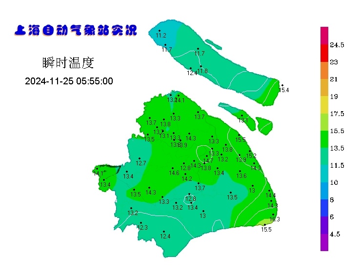 上海：下班时段雨势加强！寒潮逼近，周三气温再下一台阶，早出晚归请注意保暖