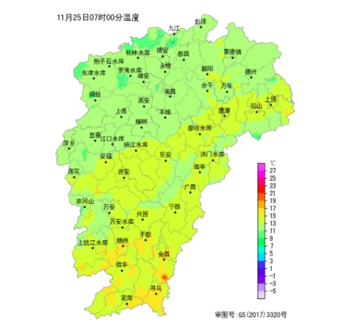 江西：气温要暴降