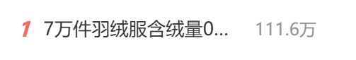 冲上热搜!羽绒服里不含“绒”?警方出手→ 冲上热搜!羽绒服里不含“绒”?警方出手→