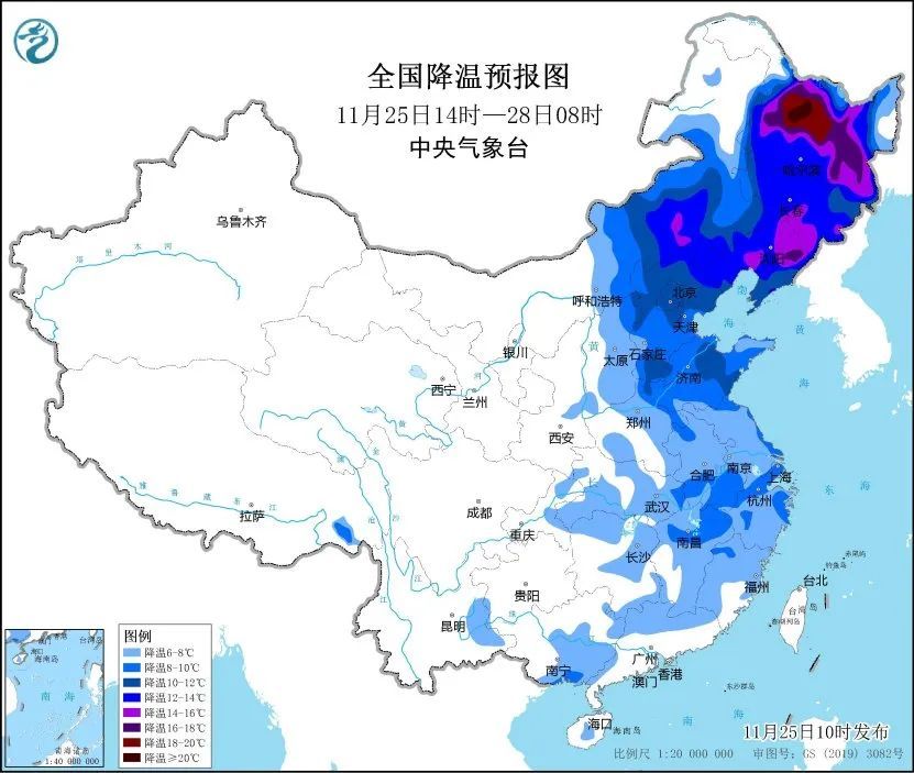 特大暴雪！局地降温16℃以上！今冬首场寒潮持续发力，这些地方注意