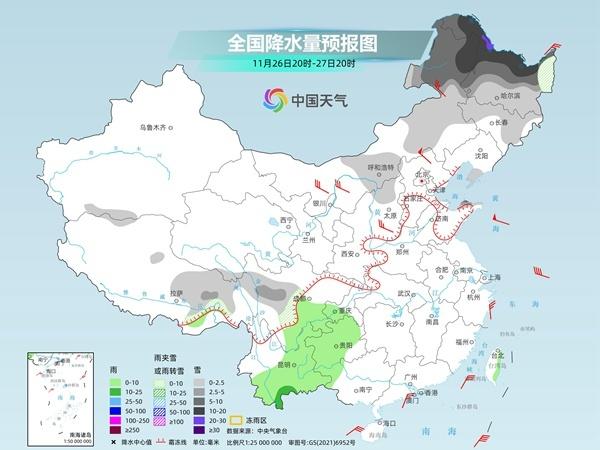 冷冷冷！东北局地特大暴雪已破纪录 明天南北方气温再创新低