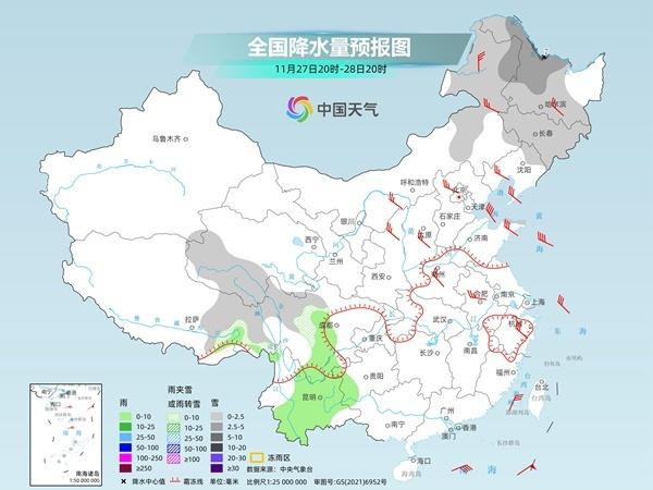 冷冷冷！东北局地特大暴雪已破纪录 明天南北方气温再创新低