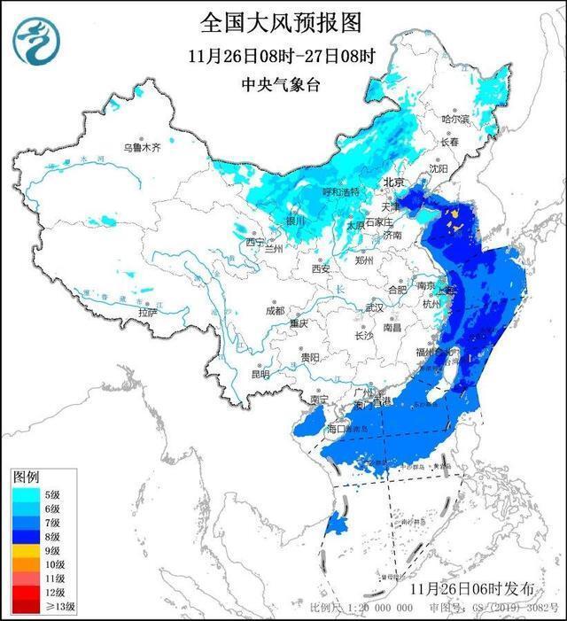 局地降温超18℃！暴雪、寒潮、大风三预警继续发布