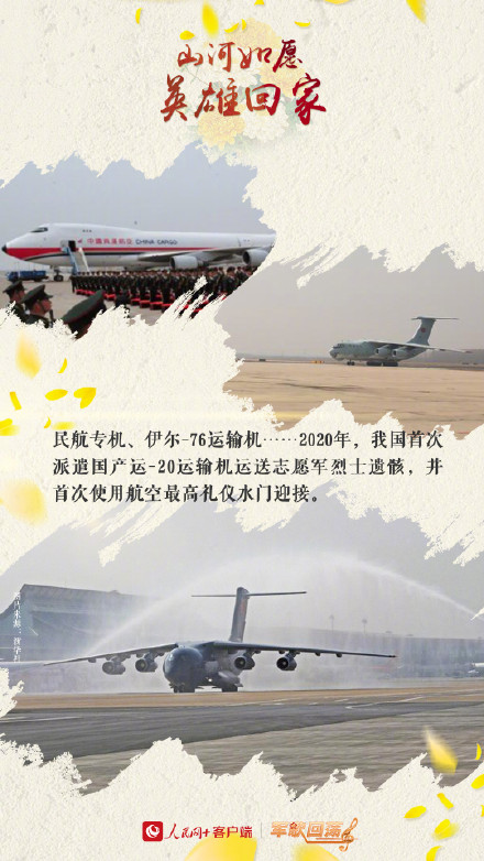 致敬英烈！山河如愿欢迎英雄回家